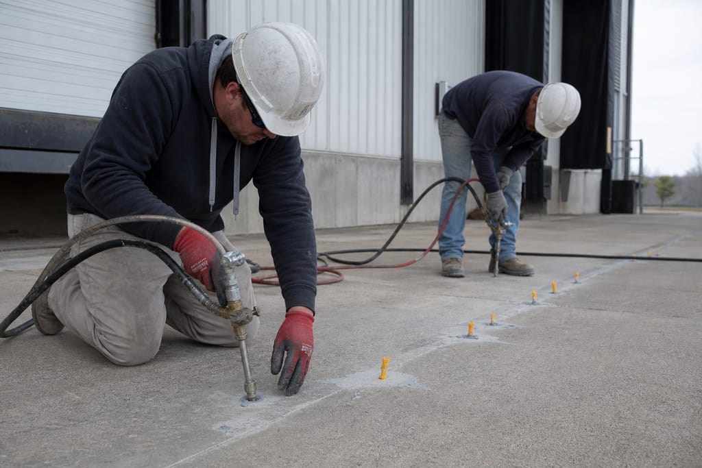 Material injection photo